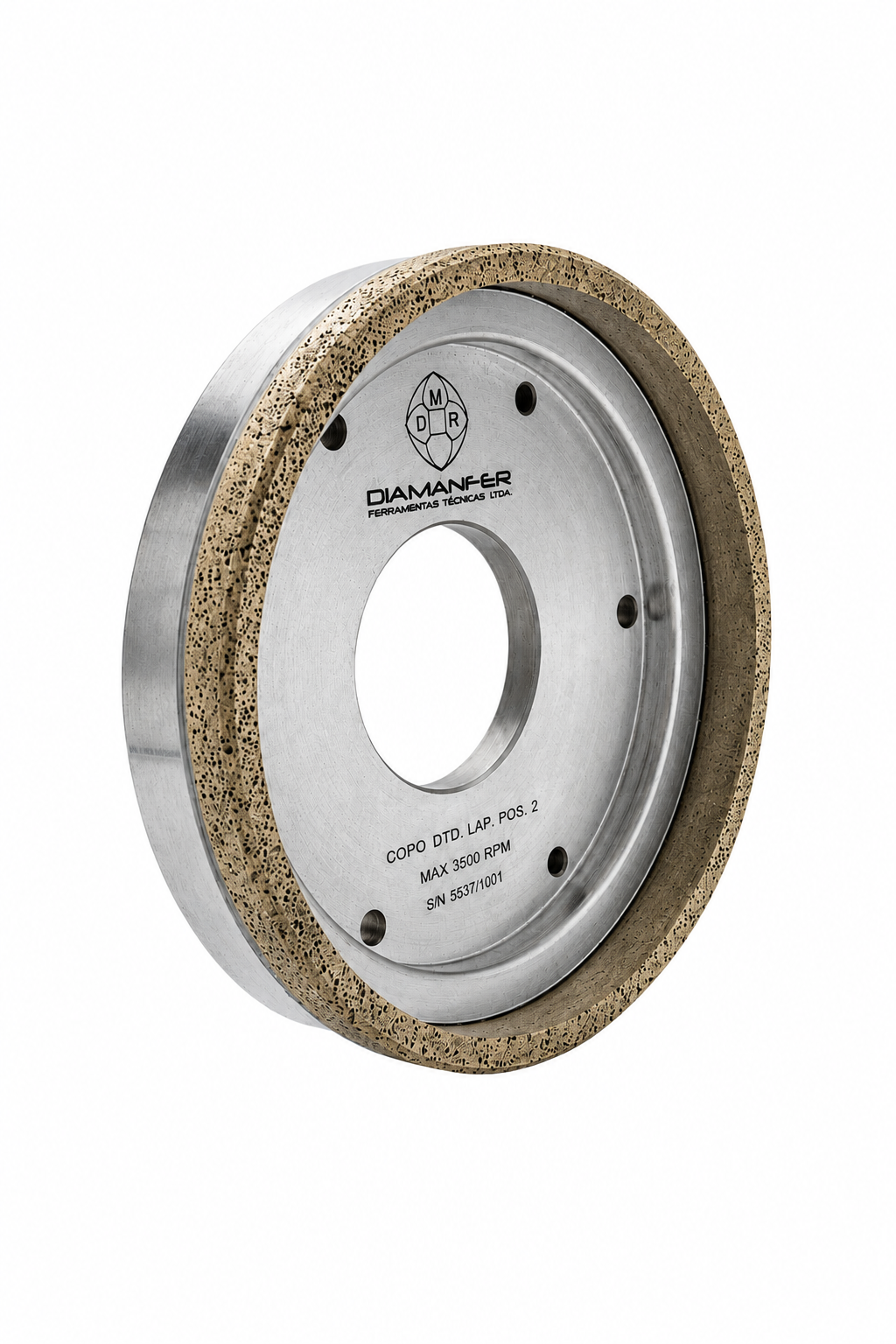150 X 32 X 50 DIAMOND CUP WHEEL FOR BOTTERO VARIANT 810 MACHINE, METAL, POSITION 2