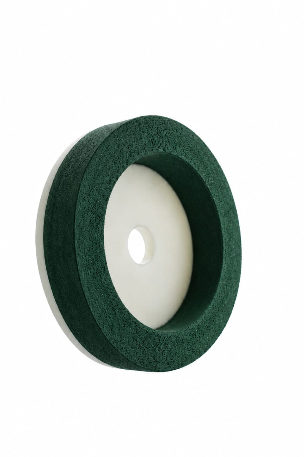 150 X 40 X 22 POLISHING CUP WHEEL, #40 GREEN