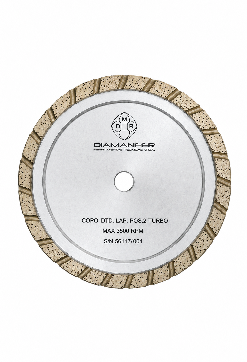 150 X X 12 REBOLO COPO DIAMANTADO PARA MÁQUINA BAVELLONI VE500 - V14, METAL, TURBO EROSÃO, POSIÇÃO 2
