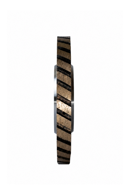 100 X 22 DIAMOND PERIPHERAL WHEEL WITH COOLANT HOLES FOR 08 MM GLASS, FLAT SEGMENTED, COARSE