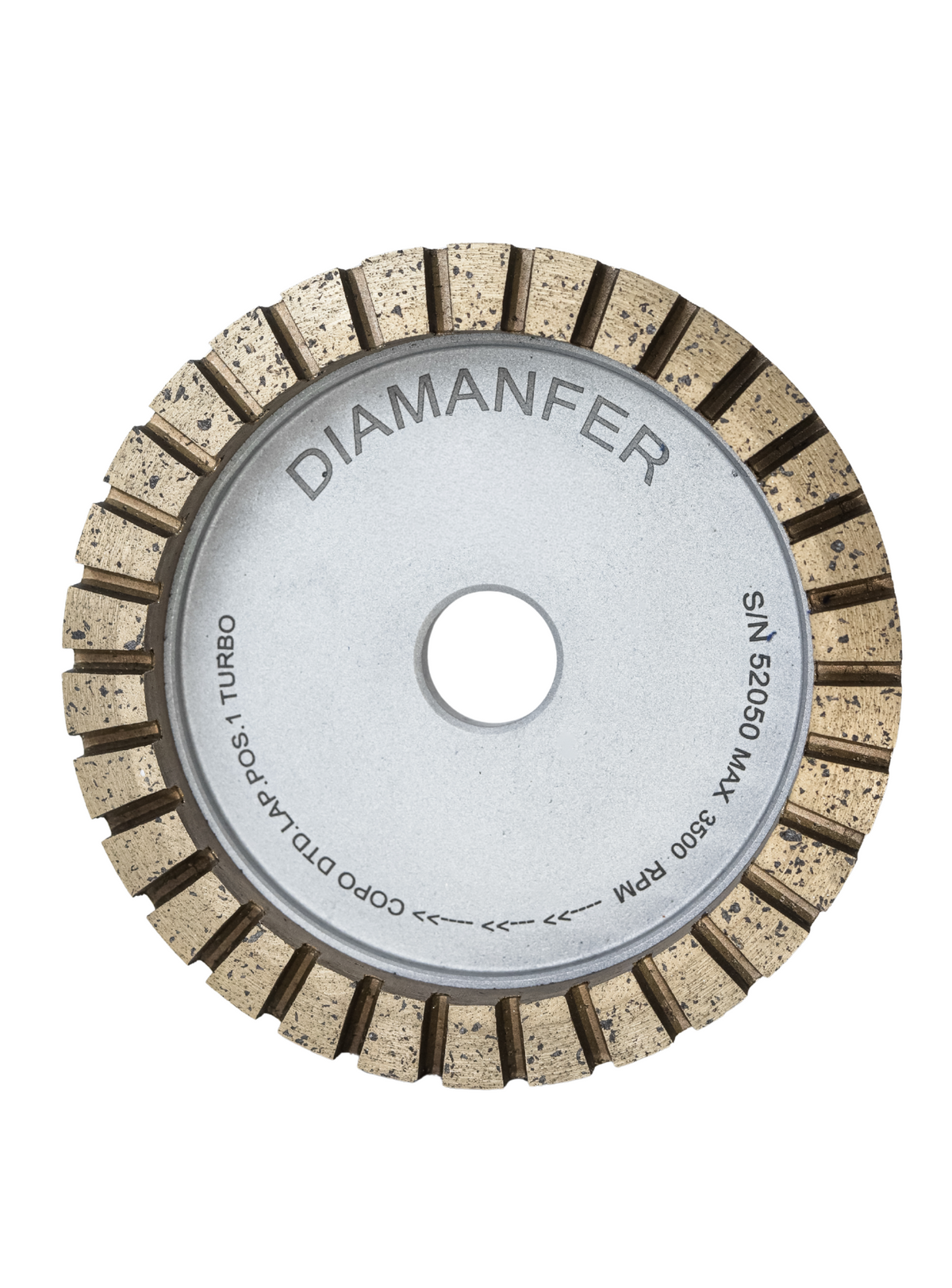 150 X 35 X 25 DIAMOND CUP WHEEL FOR SCHIATTI FPS15 MACHINE, METAL, TURBO, POSITION 1