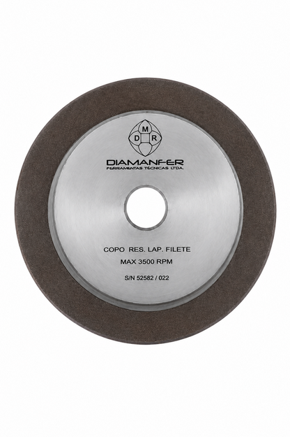 130 X 35 X 20 DIAMOND CUP WHEEL FOR SCHIATTI FPS15 MACHINE, RESIN, POSITION ARRIS