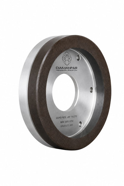 150 X 32 X 50 DIAMOND CUP WHEEL FOR BOTTERO VARIANT 810 MACHINE, RESIN, POSITION ARRIS