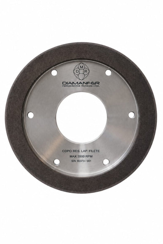 150 X 32 X 50 DIAMOND CUP WHEEL FOR BOTTERO VARIANT 810 MACHINE, RESIN, POSITION ARRIS