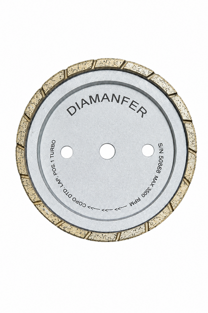 150 X 37 X 12 DIAMOND CUP WHEEL FOR UNIVERSAL MACHINE, METAL, TURBO LAM, POSITION 1