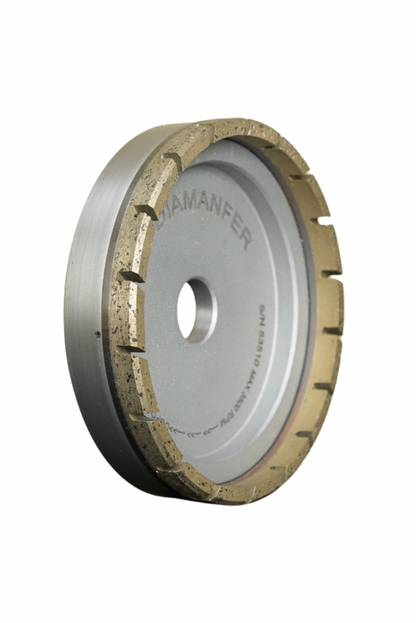 150 X 35 X 25 DIAMOND CUP WHEEL FOR SCHIATTI FPS15 MACHINE, METAL, TURBO LAM, POSITION 1