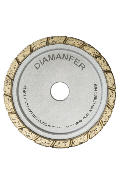 150 X 35 X 25 DIAMOND CUP WHEEL FOR SCHIATTI FPS15 MACHINE, METAL, TURBO LAM, POSITION 1
