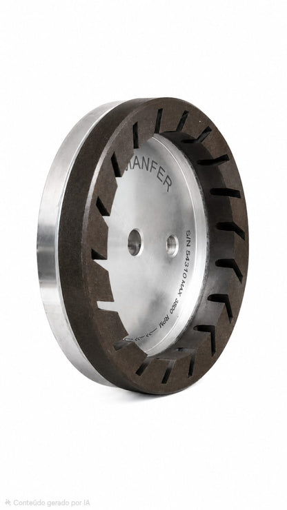 150 X 36 X 12 DIAMOND CUP WHEEL FOR UNIVERSAL MACHINE, RESIN, TURBO LAM, POSITION 3