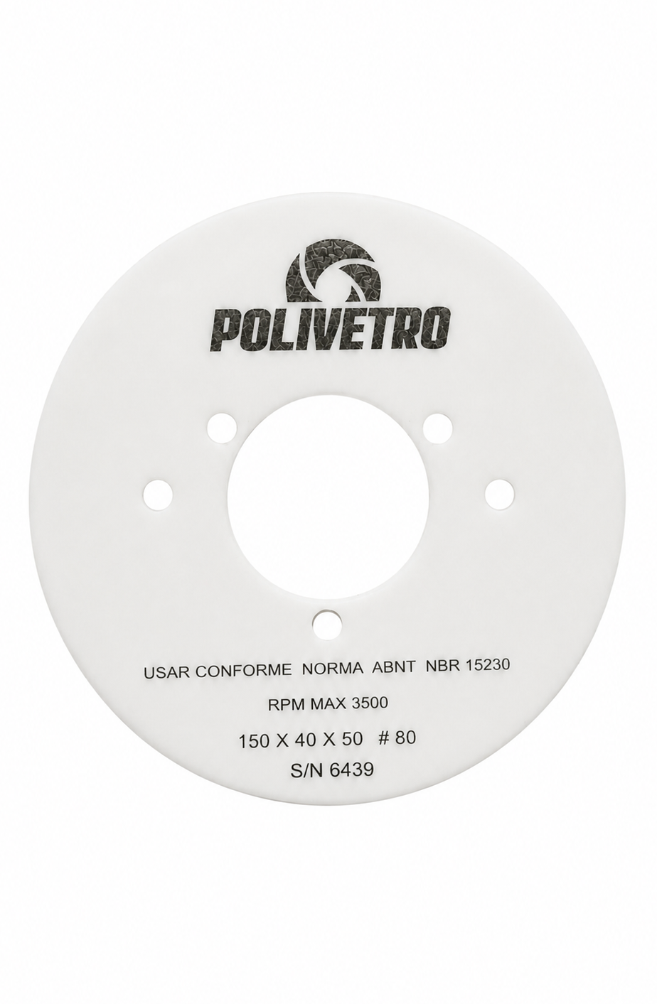 150 X 40 X 50 POLISHING CUP WHEEL, #80 YELLOW