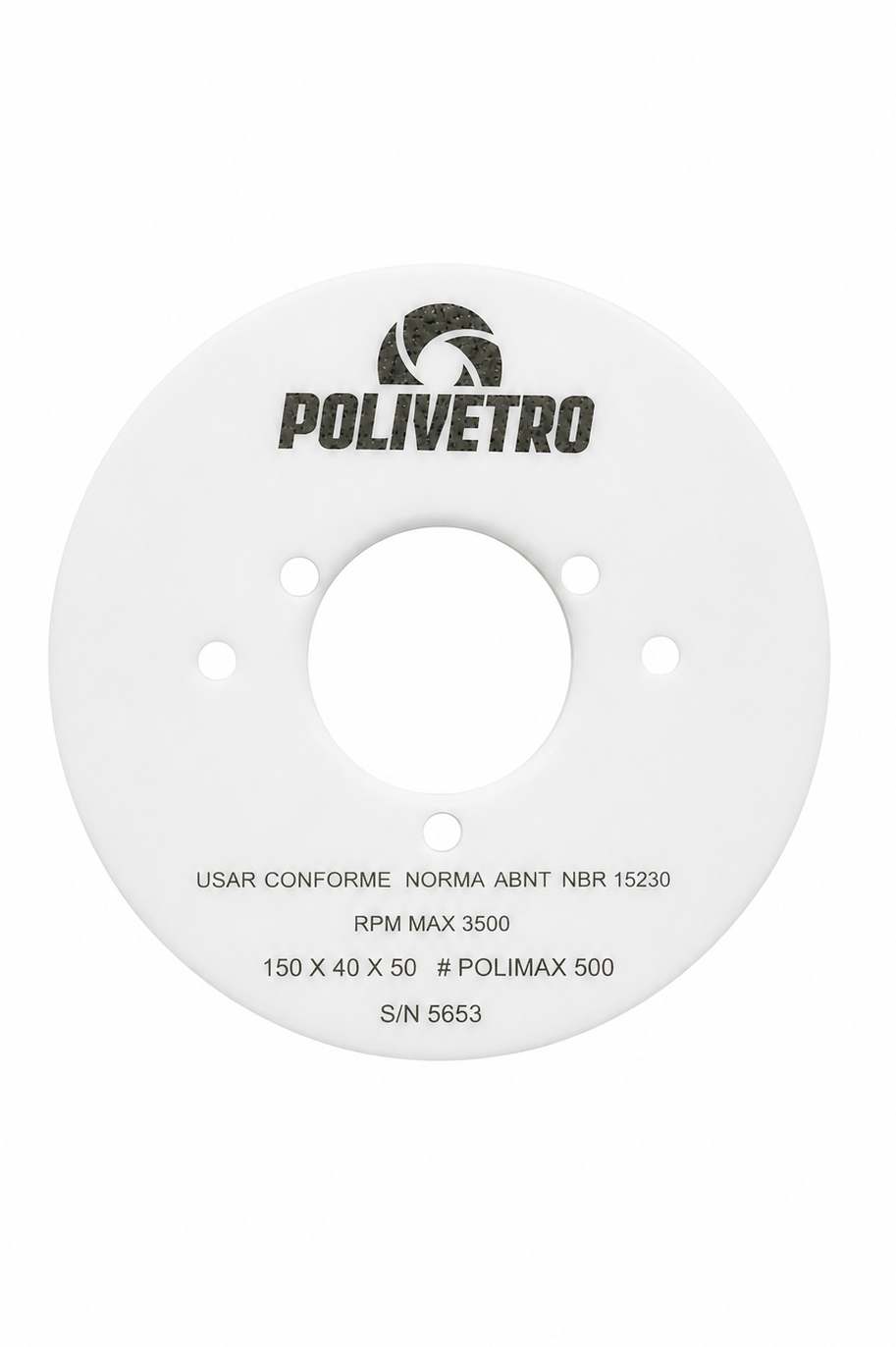 150 X 40 X 50 POLISHING CUP WHEEL, POLIMAX500