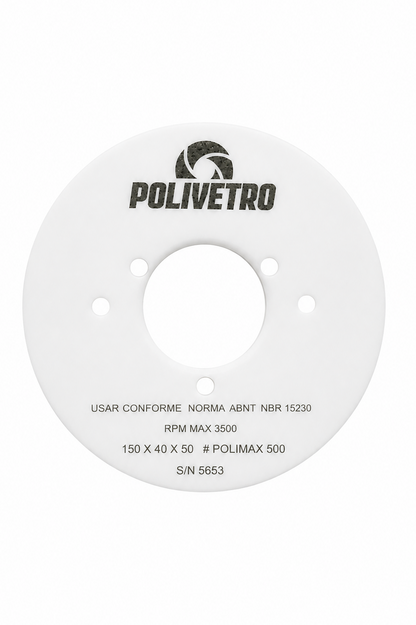 150 X 40 X 50 POLISHING CUP WHEEL, POLIMAX500